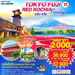 TOKYO FUJI RED KOCHIA FREEDAY 6D 4N BY [XJ]