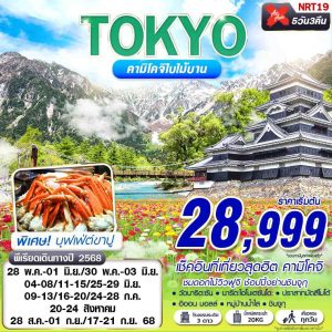 TOKYO คามิโคจิใบไม้บาน เที่ยวเต็ม MAY-SEP 5D3N XJ