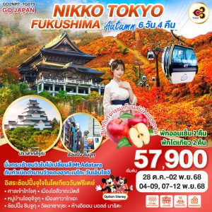 NIKKO TOKYO FUKUSHIMA AUTUMN 6D 4N BY [TG]
