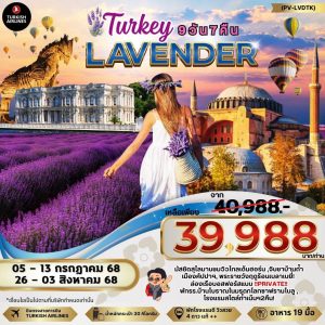 LAVENDER TURKIYE 9D7N BY TURKISH (TK)