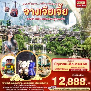 หมอกล้อมเขา... แต่ใจเราล้อมเธอ จางเจียเจี้ย ฉางซา เทียนเหมินซาน ฟูหรงเจิ้น 4วัน 3คืน BY (VZ)