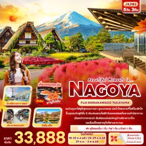 Beautiful Moments in… NAGOYA FUJI SHIRAKAWAGO TAKAYAMA 5วัน 3คืน BY (XJ)