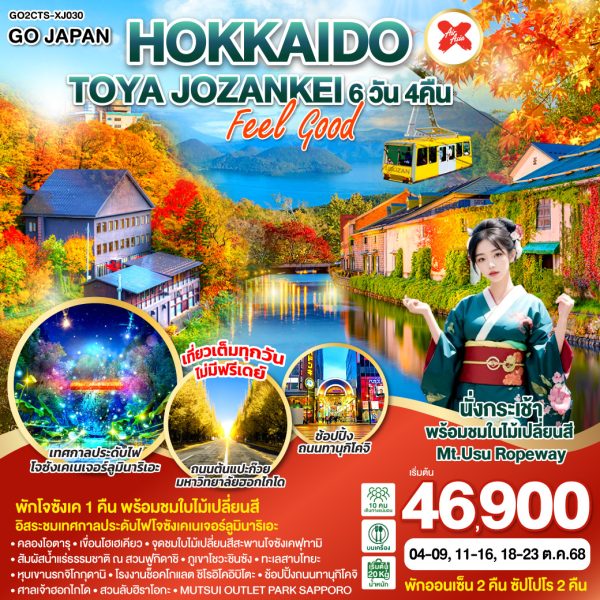 HOKKAIDO TOYA JOZANKEI FEEL GOOD 6D 4N BY [XJ]