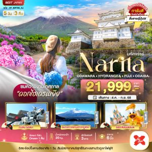 มหัศจรรย์...NARITA โอดาวาระ ไฮเดรนเยีย ฟูจิ โอไดบะ 5 วัน 3 คืน BY [XJ]