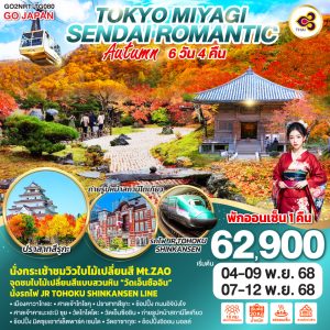 TOKYO MIYAGI SENDAI ROMANTIC AUTUMN 6D 4N BY [TG]