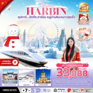 ซุปตาร์...ปักกิ่ง ฮาร์บิน หมู่บ้านหิมะหนาวสุดขั้ว 7 วัน 5 คืน BY (VZ)