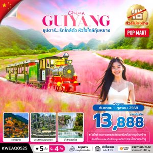 ซุปตาร์...รักใกล้ตัว หัวใจใกล้กุ้ยหยาง No Shopping 5 วัน 4 คืน BY (AQ)