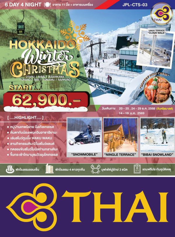 HOKKAIDO WINTER CHRISTMAS 6D4N TG