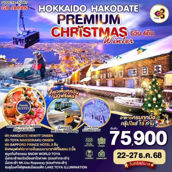 HOKKAIDO HAKODATE CHRISTMAS WINTER 6D 4N BY [TG]