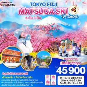 TOKYO FUJI MATSUDA SAKURA SKI WINTER 6D 3N BY [TG]