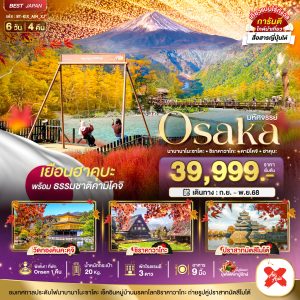 มหัศจรรย์...OSAKA นาบานาโนะซาโตะ ชิราคาวาโกะ คามิโคจิ ฮาคุบะ 6D4N By(XJ)