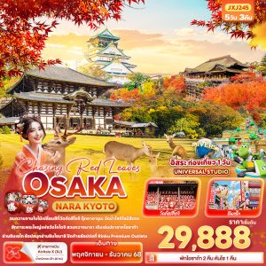 Chasing Red Leaves OSAKA NARA KYOTO UJI 5D3N By(XJ)