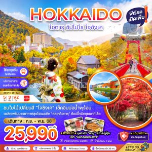 โอตารุ ซัปโปโร โจซังเค (เที่ยวครบทุกวัน) 5 วัน 3 คืน BY (VZ)
